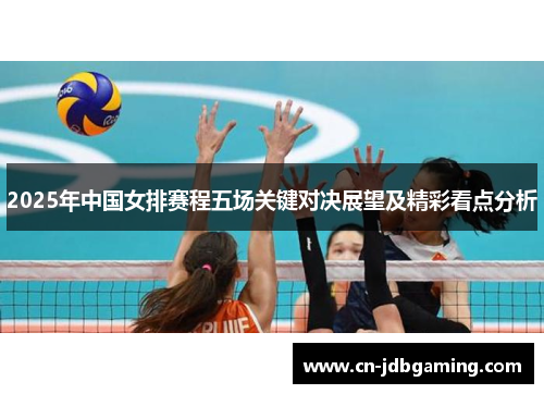 2025年中国女排赛程五场关键对决展望及精彩看点分析