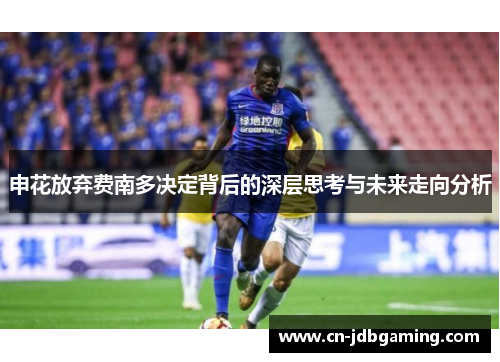 申花放弃费南多决定背后的深层思考与未来走向分析